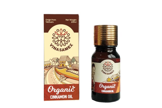 Tinh dầu quế 20ml - Vinasamex - Công Ty CP Sản Xuất Và Xuất Khẩu Quế Hồi Việt Nam